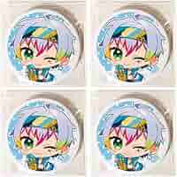 Amazon.co.jp: すたぽらReluJUMPJUMPサマータイムSD缶バッジ4